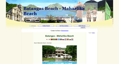 Desktop Screenshot of maharlikabeach.resortsbatangas.com