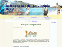 Tablet Screenshot of lavirginiahotel.resortsbatangas.com