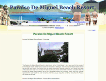 Tablet Screenshot of paraisodemiguel.resortsbatangas.com