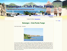 Tablet Screenshot of clubpuntafuego.resortsbatangas.com