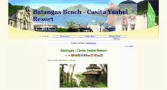 Desktop Screenshot of casitaysabel.resortsbatangas.com